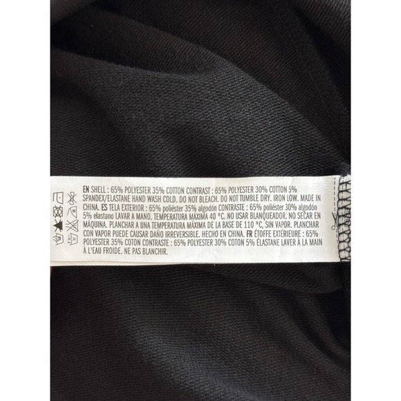 NEW English‎ Factory Unbalanced Seam Long Sleeve Mini Dress Size Medium Black - Picture 5 of 6